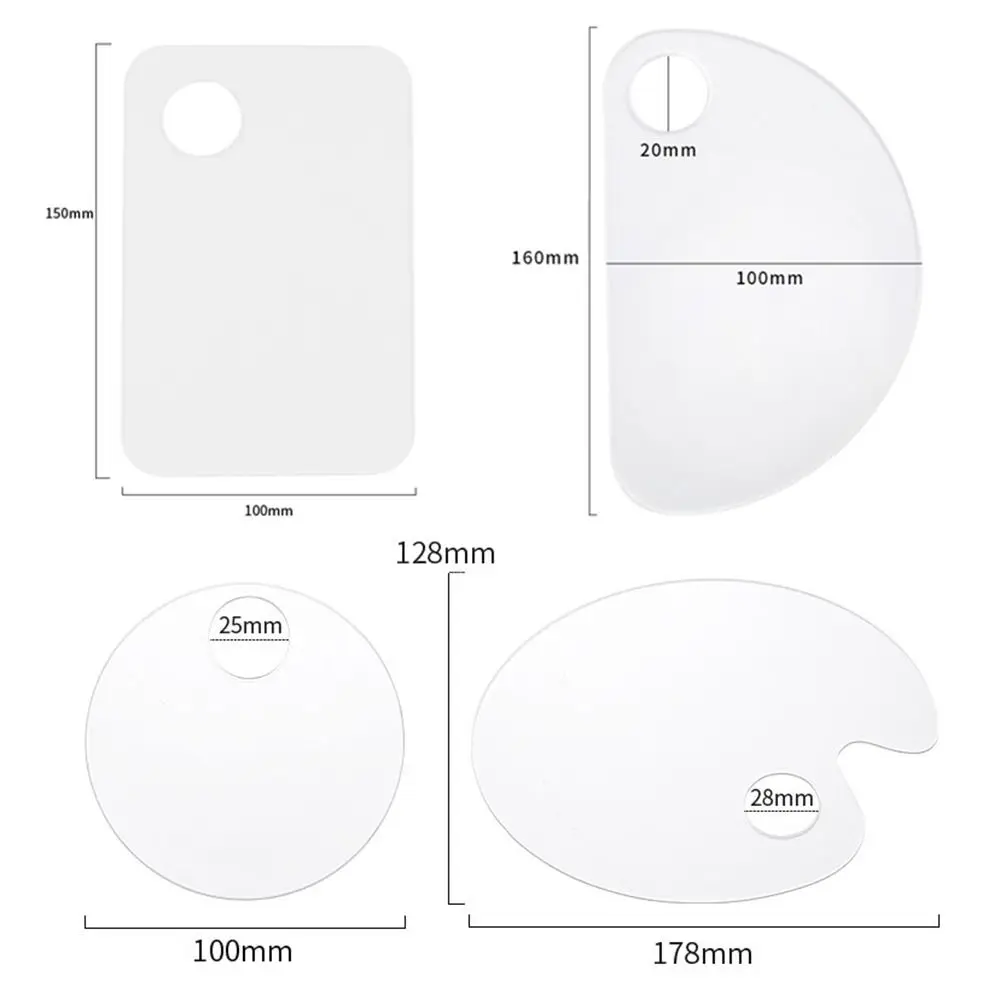 Пластина для рисования шпатель стержень крем глаз маникюрные инструменты