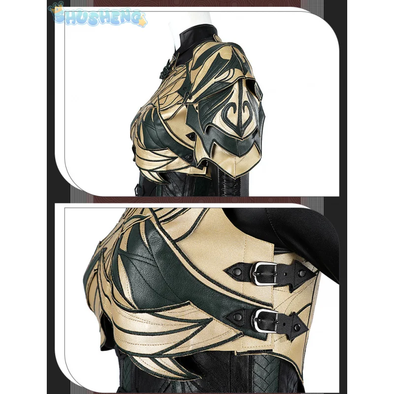 Костюм для косплея Baldur's Gate 3 Minthara высококачественный красивый комплект обувь