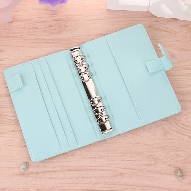 Блокнот с милым кольцом дневник кожаная обложка журналы офисная личная папка