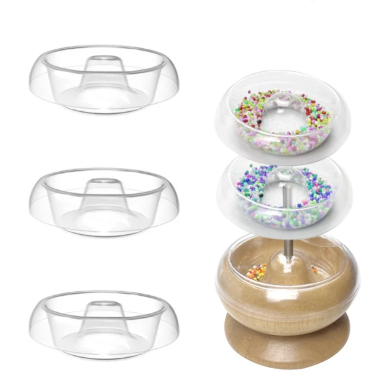 

Large Bead Spinner Set with Clear Beading Bowl and Beading Needle Beading Tools