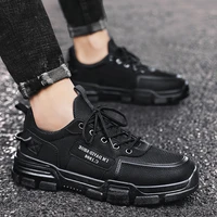 men shoes waterproof anti slip work shoes wear resistant black sneakers breathable summer casual shoes mens safety shoes