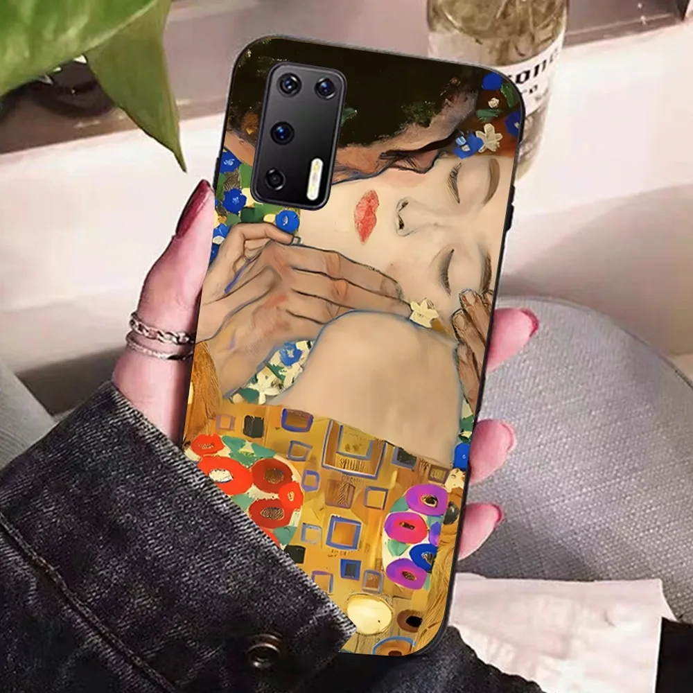 Чехол для телефона The Kiss Gustav Klimt Painting Huawei P 8 9 10 20 30 40 50 Pro Lite Psmart Honor lite 70 Mate 20lite