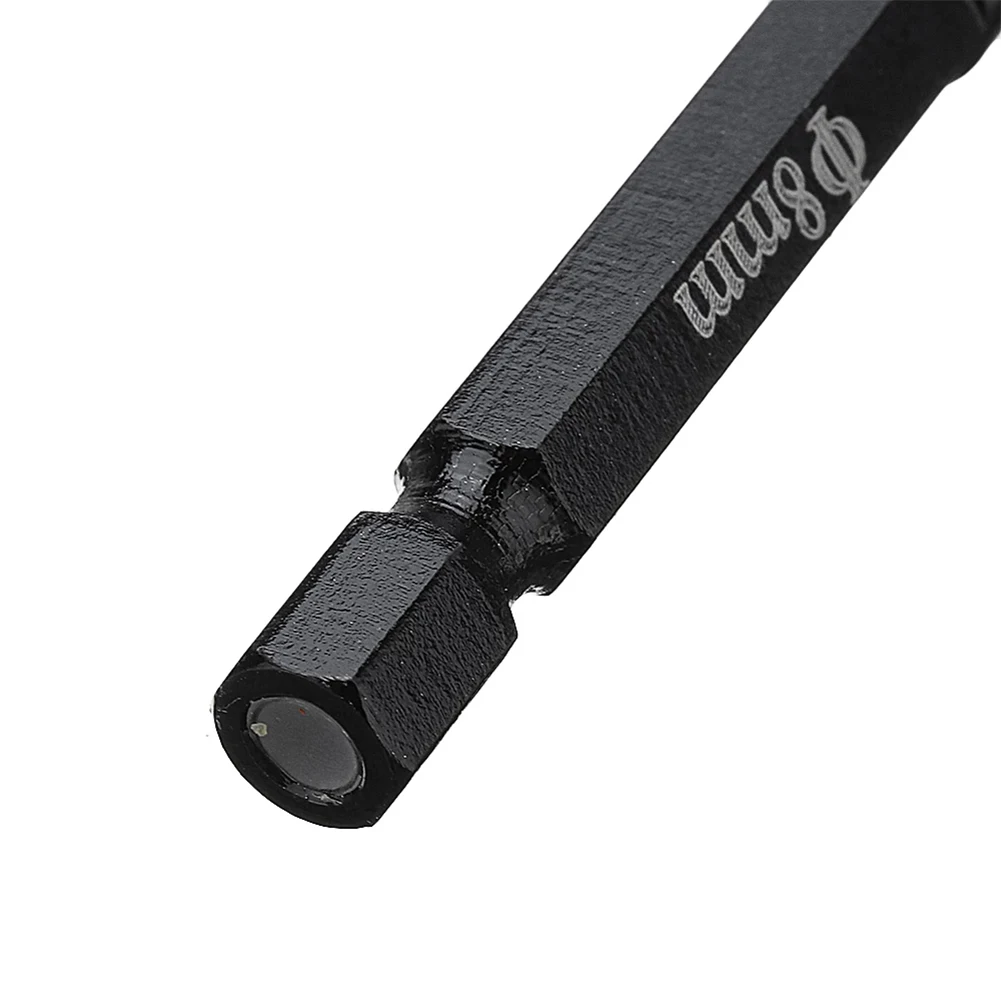 Фото Сверло для сухого сверления Hex Dry Drill Bit, для внутренних и наружных работ, 6/8/10/12/15 мм, паяное, для стекла и гранита, с шестигранным хвостовиком №2