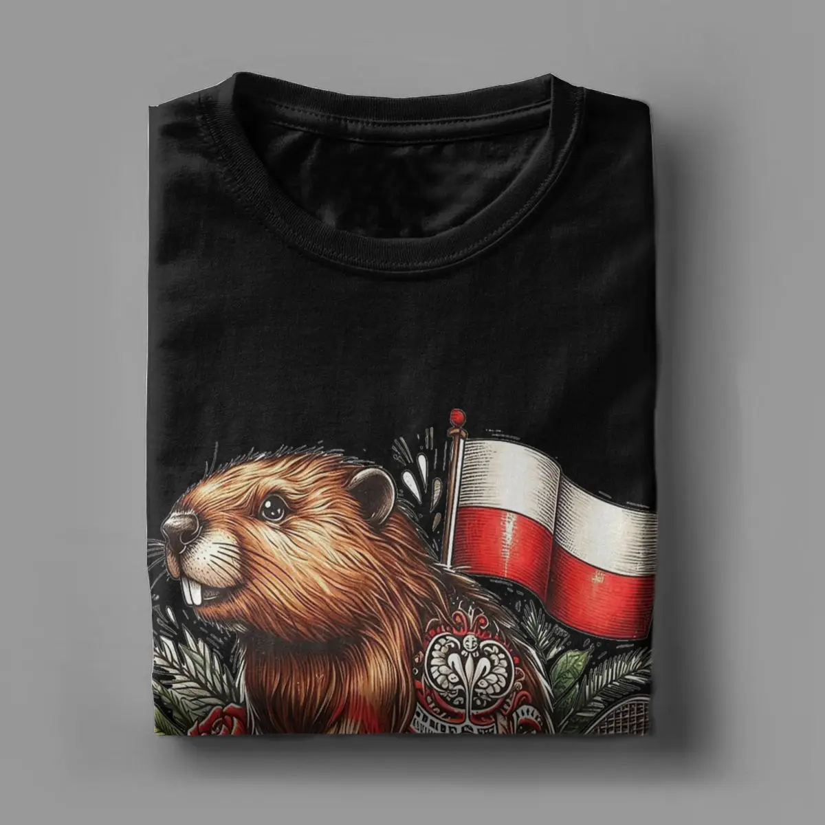 Футболка Bobr Kurwa Beaver Polish Мужская забавная хлопковая тенниска с круглым вырезом