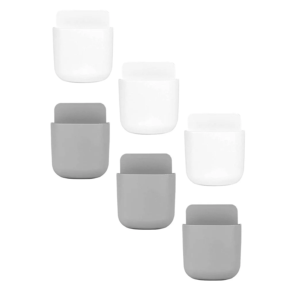 

6Pcs Wall-Mounted Boxes Simple Storage Boxes Multi-functional Wall Holders