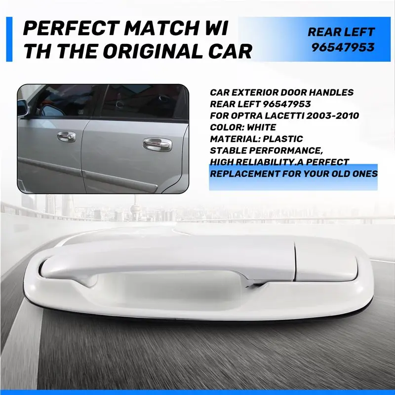 Фото Для Daewoo Optra Lacetti 2003-2010: Наружная ручка задней левой двери, номер детали 96547953 №3