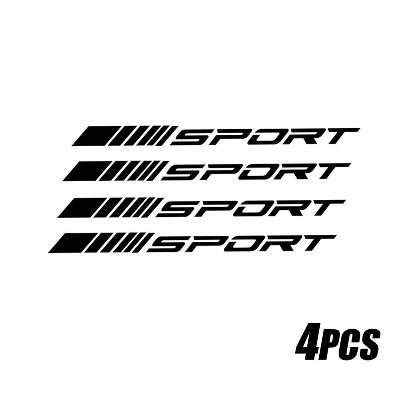 

4 шт., наклейки на колесные диски, спортивный стиль, наклейка на гоночный автомобиль, значок, наклейка s, автомобильный капот, обод колеса, обод багажника, декоративная наклейка, универсальная