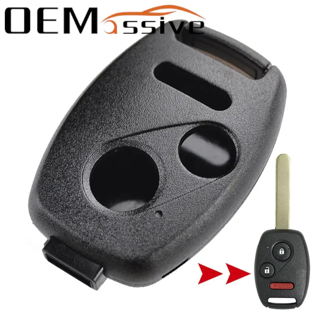 

2+1 Buttons Car Remote Key Shell Replacement Fob Case Repair Kit No Blade for HONDA Accord Civic Odyssey CRV CRZ Insight Pilot