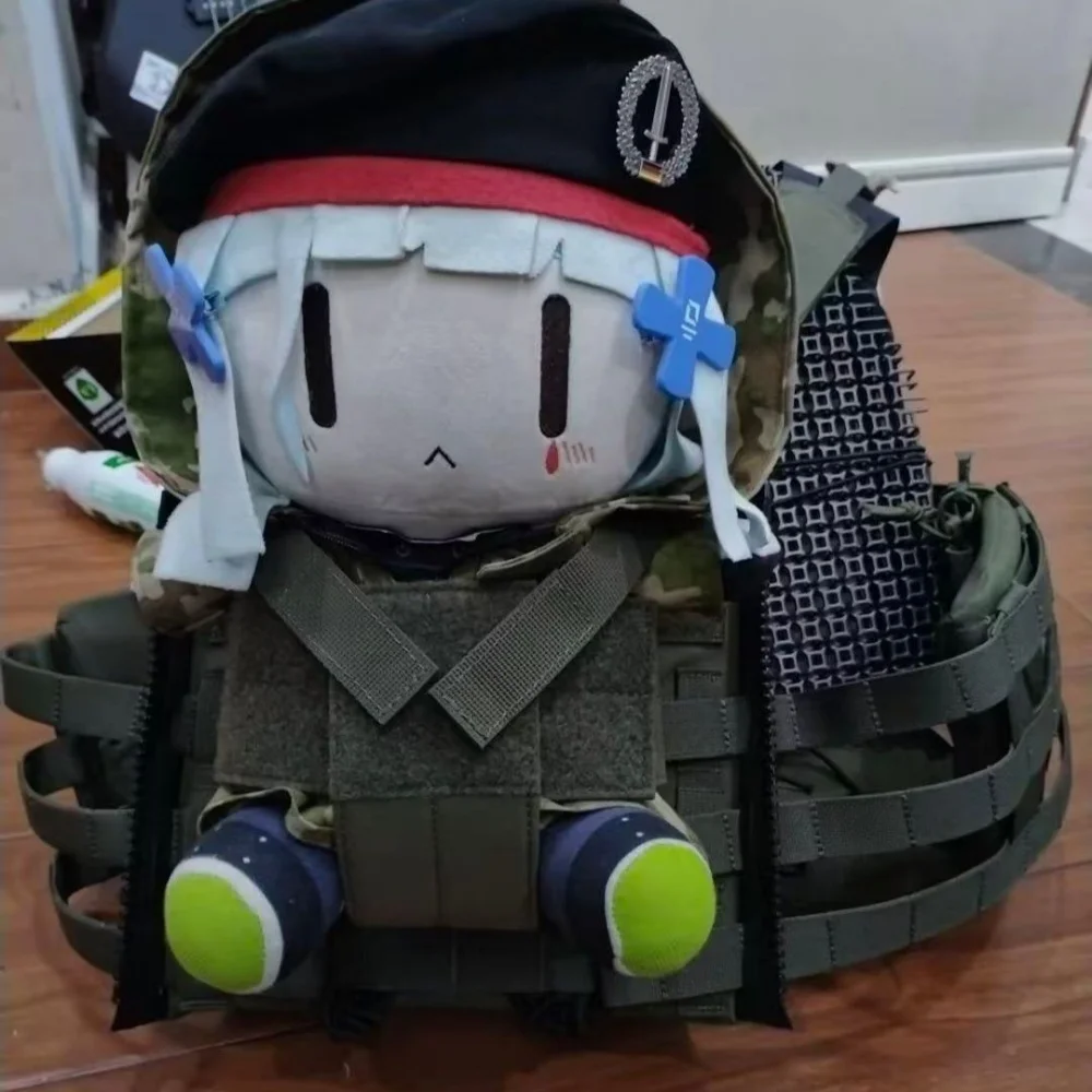 Фото Плюшевая кукла Game Girls' Frontline HK416 для косплея, хлопковая мягкая игрушка, украшение для комнаты, унисекс, аксессуар, реквизит №4