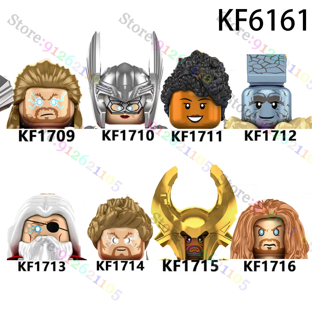 Thor Love And Thunder Jane Супергерои из “Мстителей” Educationl Building блокирует обучение Фигурки