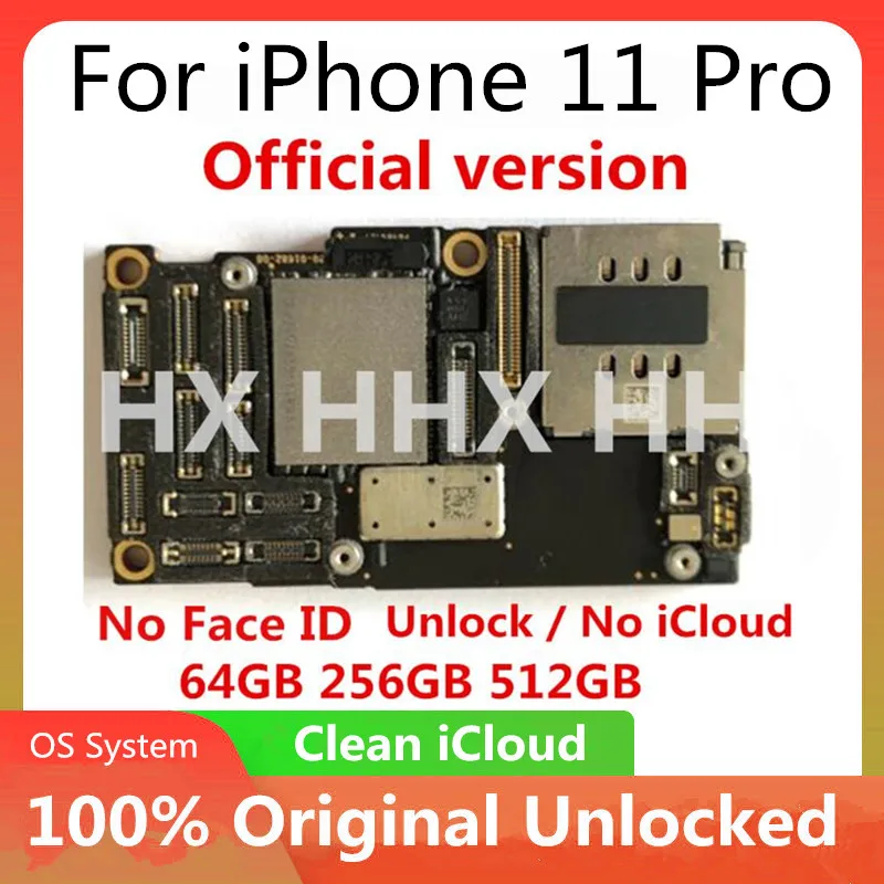 100% разблокированная материнская плата для IPhone XR XS Max 11 Pro без Face ID полные чипы