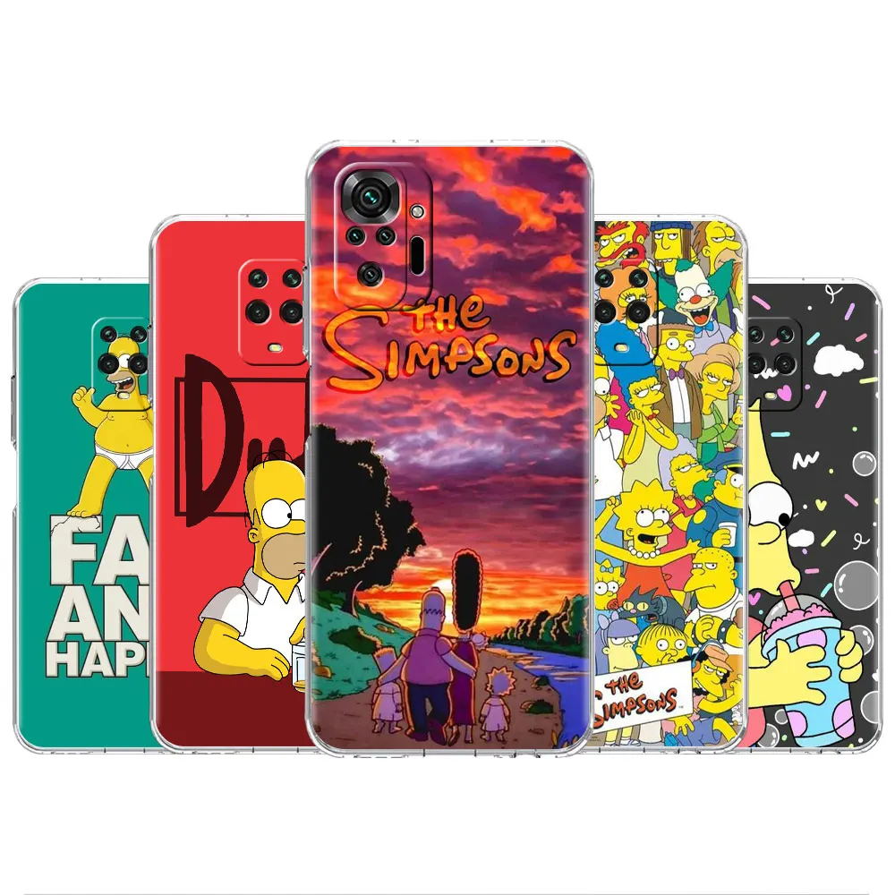 

Homer Jay Favorite Donut Cellphones Case For Xiaomi Redmi Note 11 10 9 8 Pro 7 11E 11S 5G 9S 8T 9A 9C 10C K40 Fundas Coque