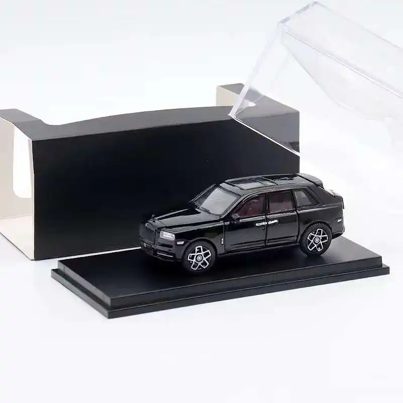 

PreSale DCM 1:64 Cullinan Black Bagde Black / Green limited299 Die-Cast Car Model Collection Miniature