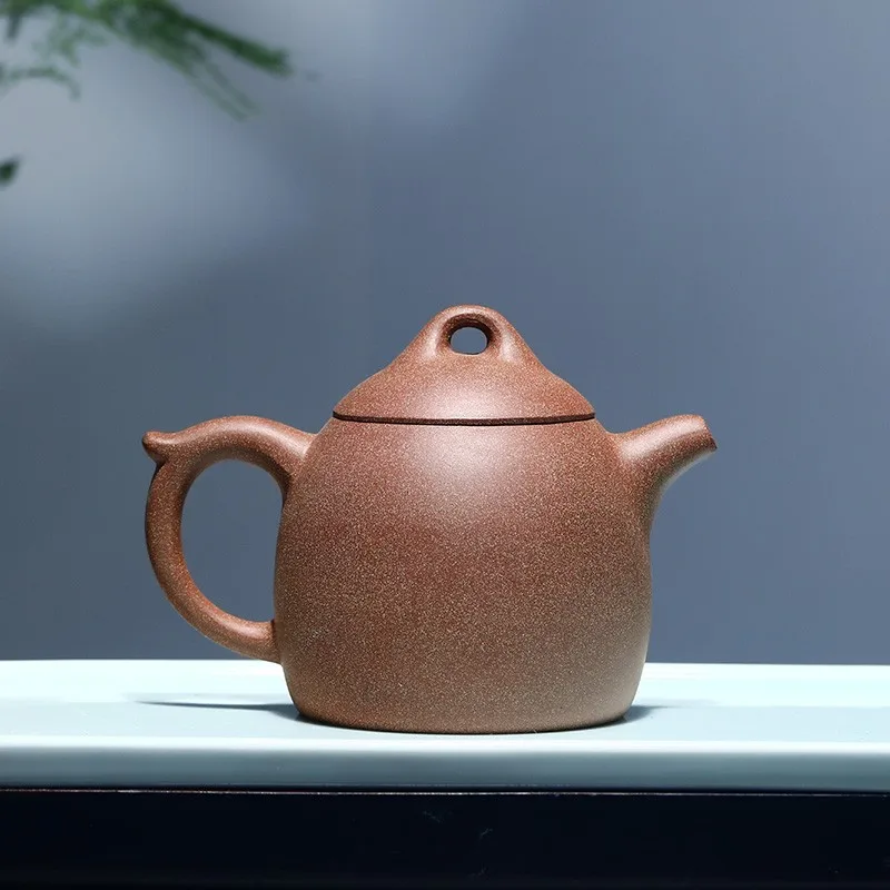 

[Инвертированный Xi Shi] исинский чайник из фиолетового песка чайник ручной работы из фиолетового песка Персиковый Цветок грязь Цинь цюань (230 ...