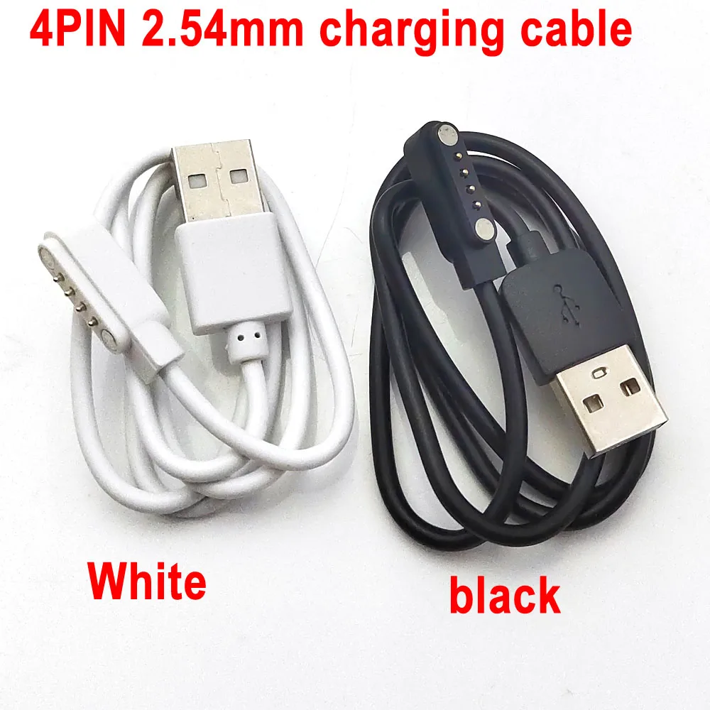 Купи 1pcs 4pin Pogo pin Magnet Charge Cable 2.54mm magnetic charging cable for 7.62mm Kids Smart Watch Charging Cable USB A20S TD05 за 227 рублей в магазине AliExpress