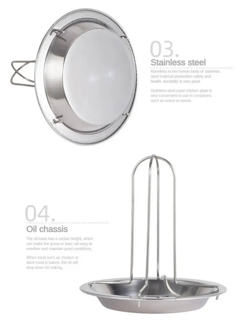 Утолщенный гриль для барбекю на открытом воздухе вилка жарки курицы подставка