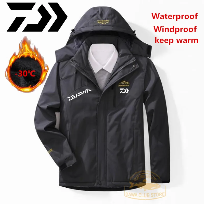 

Winter Outdoor Clothes Fishing Jacket Keep Warm 30 Degrees Fishing Waterproof Windbreaker Autumn Winter Fishing Coats