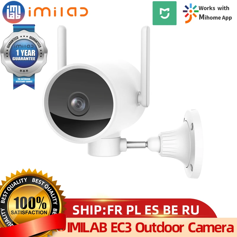 

IMILAB EC3 Outdoor Camera Video Surveillance Webcam Wifi IP 2K Smart Mi Home Security Cctv Infrared Night Vision Human Mornitor