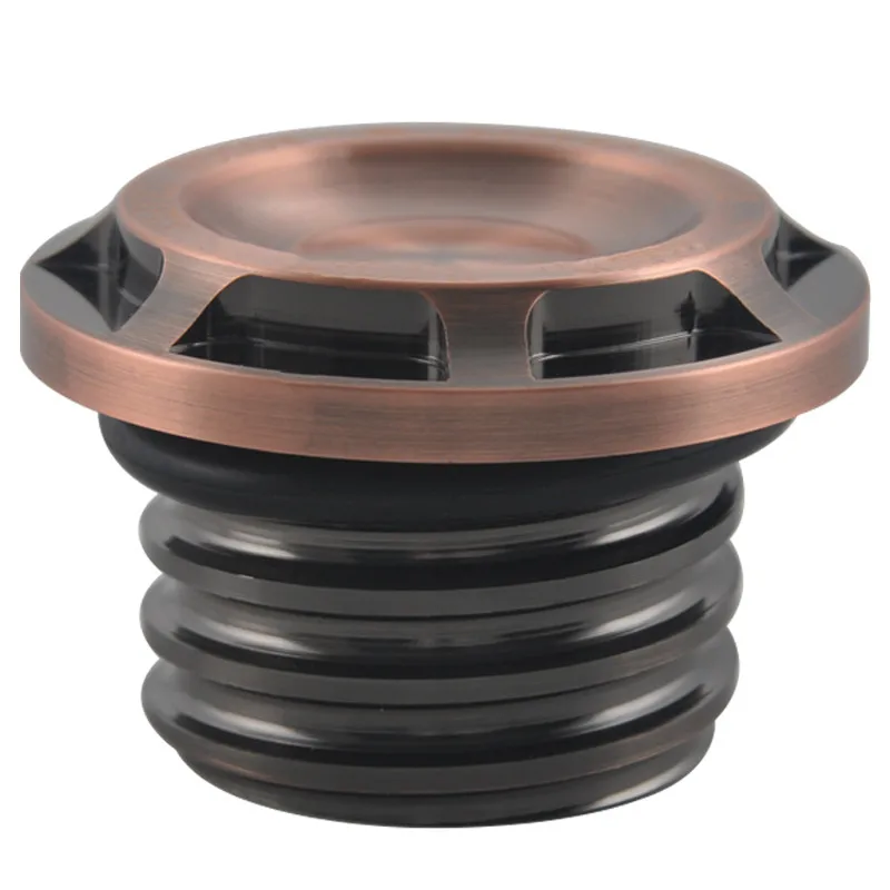 

Аксессуары для мотоциклов, медный топливный бак, декоративные масляные колпачки для Harley Sportster XL 883 1200 48 Dyna Softail Fatboy Touring