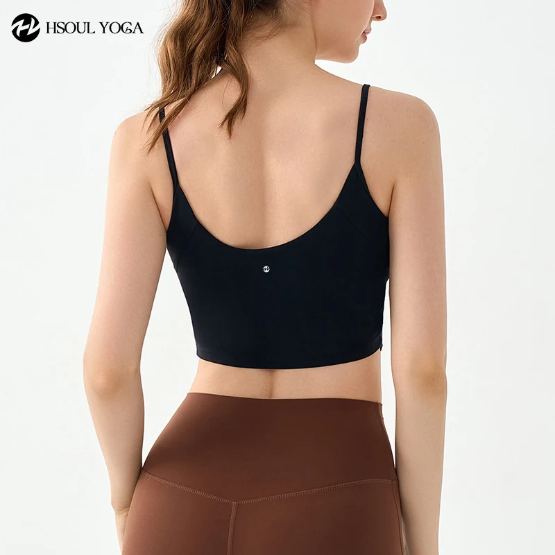 Спортивные бюстгальтеры HSOUL YOGA COOOLMAX со встроенными подушечками для йоги и
