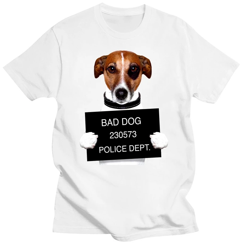 Футболка мужская с короткими рукавами и принтом Джек Рассел