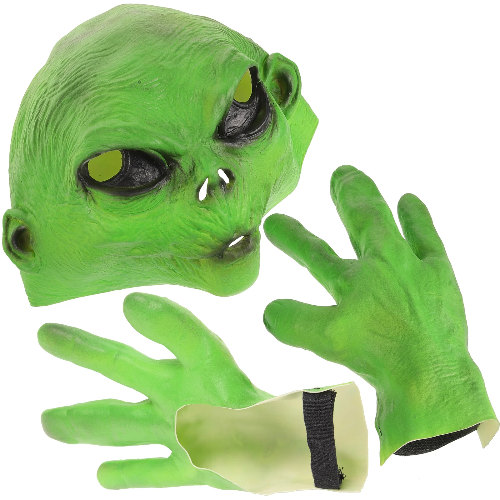 

Реалистичная маска инопланетянина, страшные перчатки, искусственная маска на голову для маскарада, головной убор