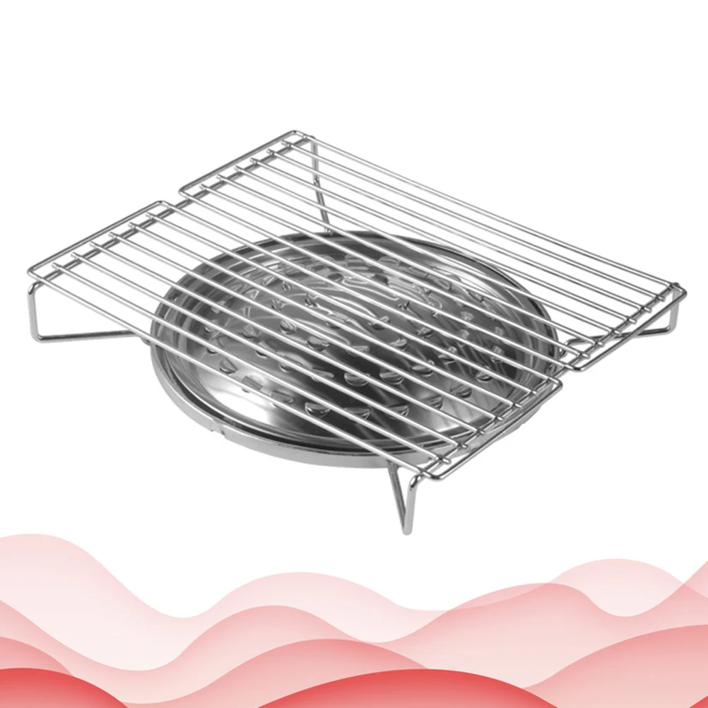 

Grill Barbecue Rack Bbq Stove Gas Garden Portable Steel Plate Burner Travel Stainless Propane Camp Stovetop Oven Grilling Basket