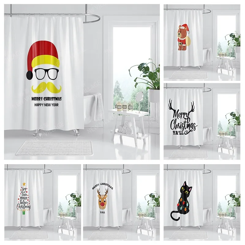 

Водонепроницаемые тканевые занавески для душа, занавески для ванной, аксессуары, занавеска для ванной, для душа, 180x200 см, 240*200, аниме, украшен...