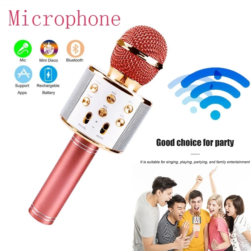 

Original Wireless karaoke Bluetooth Micro microphone Karaoke Home KTV For Music Player Singing microfono Mic microphone for sing