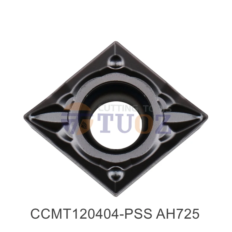 100% Original CCMT120404-PSS AH725 R0.4 Turning Tools Carbide Insert CCMT 120404 -PSS CCMT1204 CNC Lathe Cutter