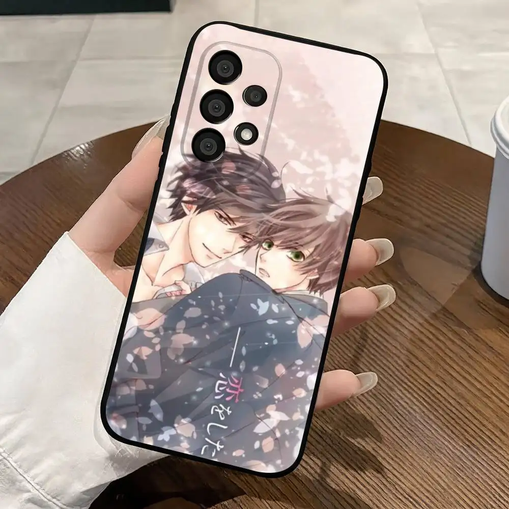 Фото Черный защитный чехол Sekai Ichi Hatsukoi для Samsung S26 25 24 23 22 21 20 10 10E Plus FE Ultra Note, мягкий чехол №4