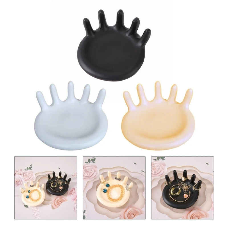 

Hand Jewelry Stand Resin Bracelet and Rings Holder Resin Material for Jewelry