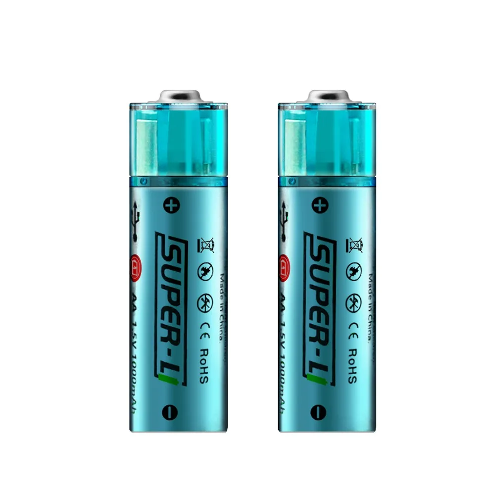 

1000mAh USB rechargeable lithium ion battery