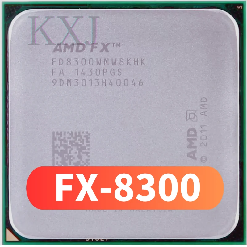 

AMD FX-8300 FX 8300 FX8300 3.3 GHz Eight-Core 8M Processor Socket AM3+ CPU 95W Bulk Package FX-8300