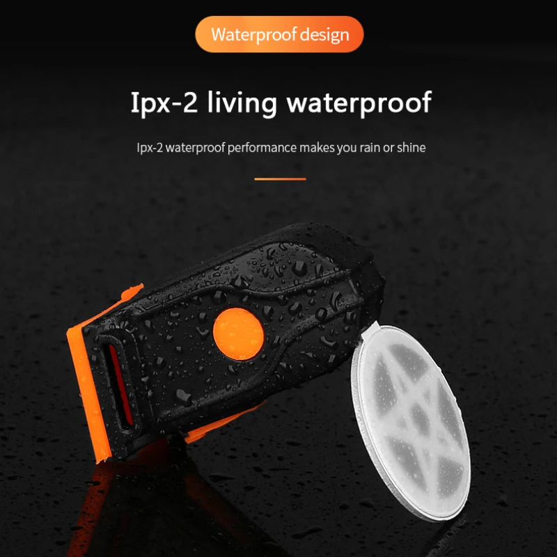 

Bicycle Rear Light USB Rechargeable Waterproof Bike Light For MTB Helmet Pack Bag Tail Light 5 Lighting Modes Cycling Taillight