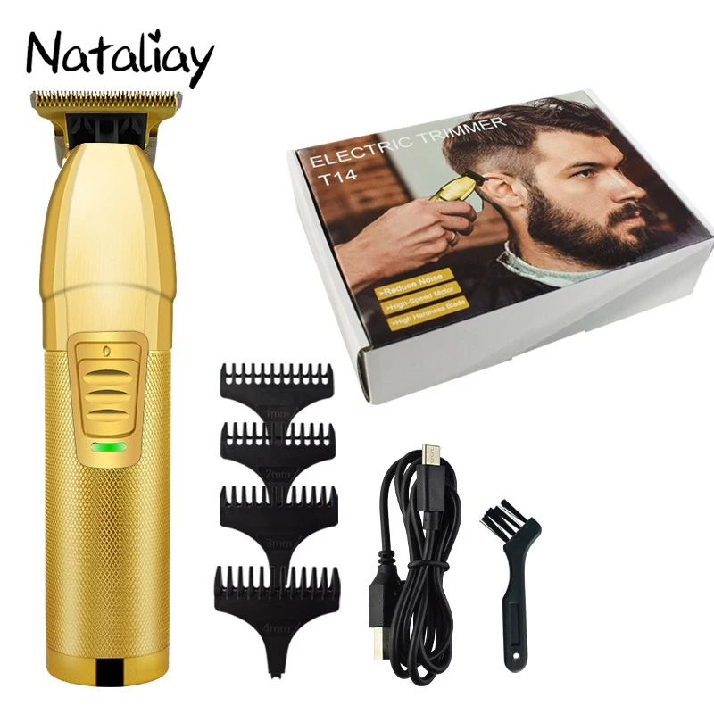 

T9 0mm Electric Hair Clipper Professional Shaver Beard Trimmer USB Rechargeable For Men Haircut Barbershop Hair Cutting Machine