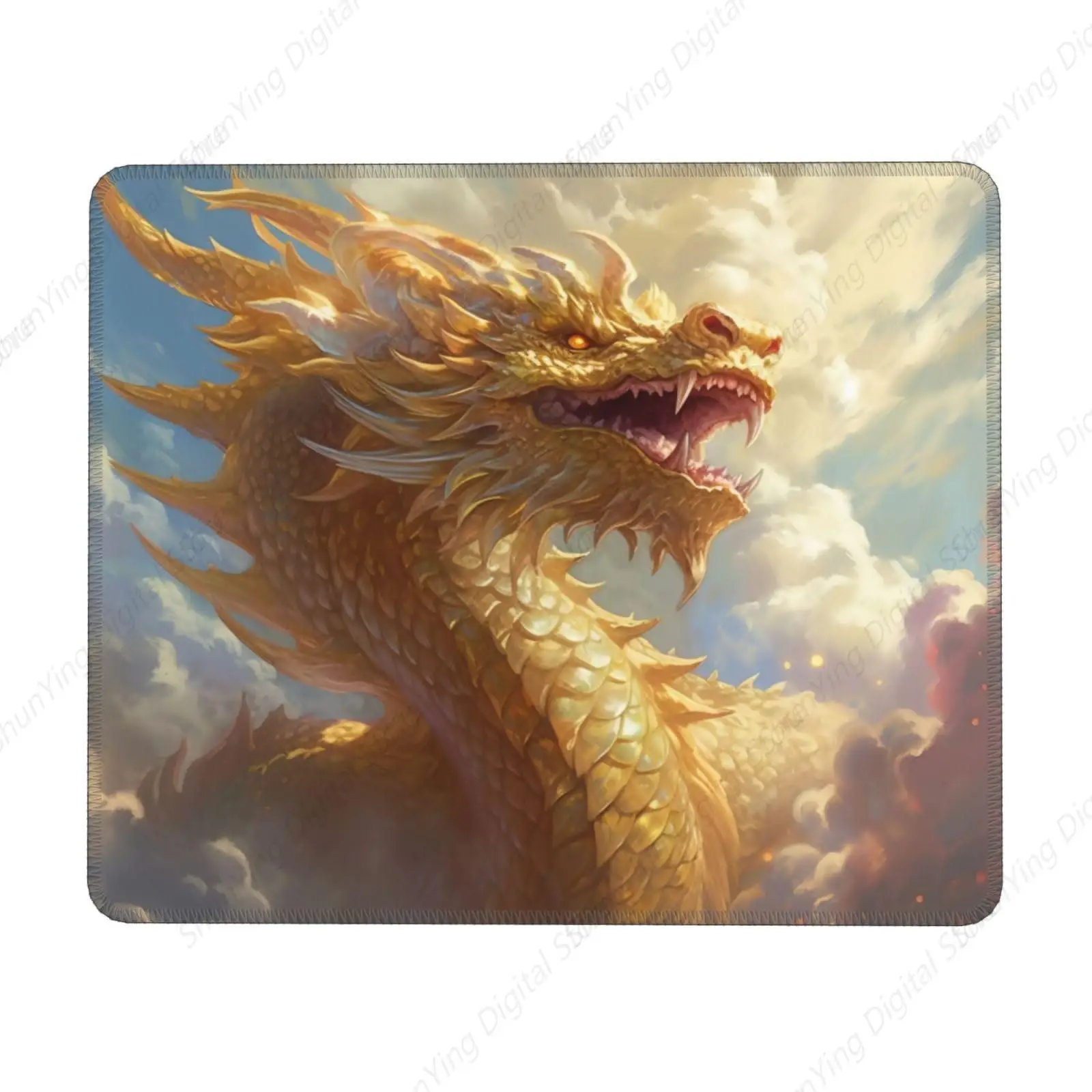 Коврик для мыши Golden Sky Dragon Lock Edge противоскользящий резиновый подходит офисных