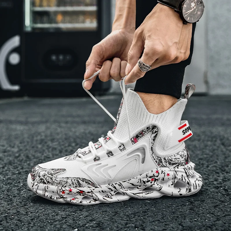 Fashion Shoes Men Sneakers Male Casual Mens Shoes Tenis Luxury Shoes Trainer Race Breathable Shoes Loafers Running Shoes For Men