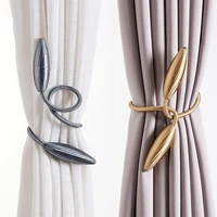 arbitrary shape strong curtain tiebacks plush alloy hanging belts ropes curtain holdback curtain rods accessoires