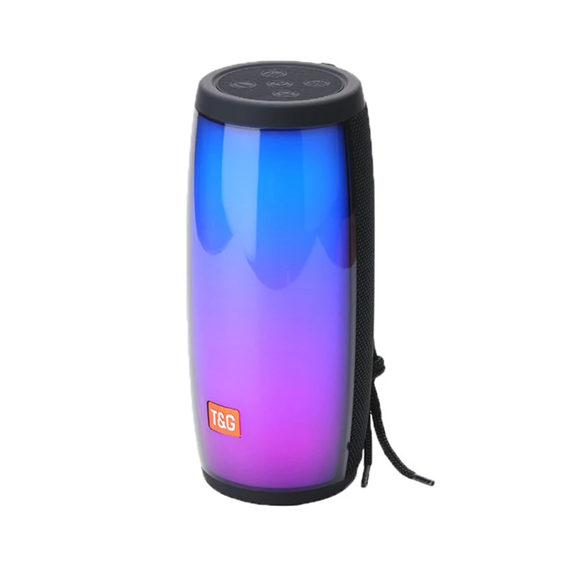 

LED Light Bluetooth Wireless Speakers Portable Stereo Speaker Subwoofer Sound Box Powerful Bass TF Card FM Radio Music Player