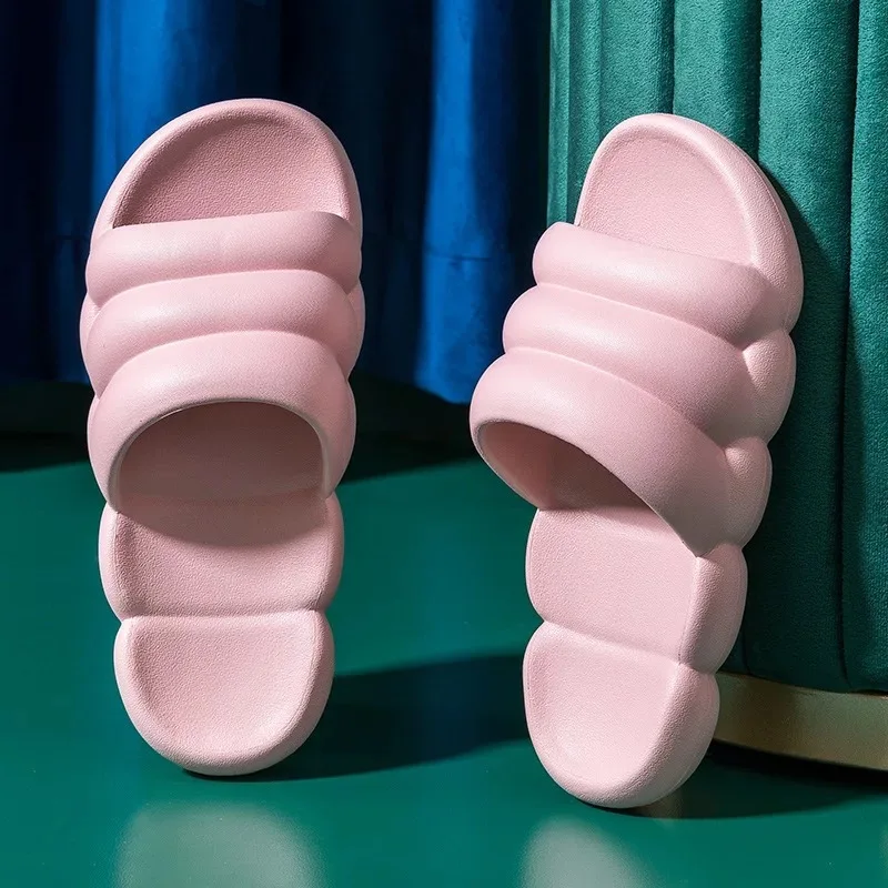 Slippers Women's Summer Home Indoor Mute Sandals Slippers Non-slip Soft Bottom Support Slippers Sandals