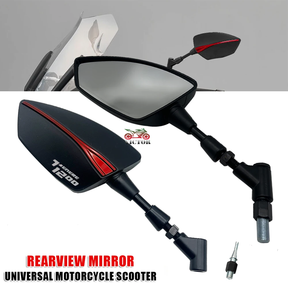 

For yamaha Super Tenere tenere1200 Tenere 1200 XT1200Z XR1200ZE Motorcycle Adjustabale Side Rearview Mirrors Universal Rearview