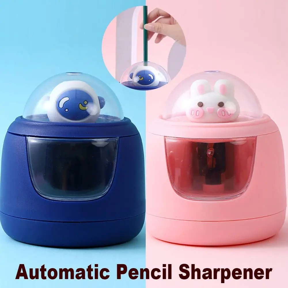 Sharpener Cute Electric Enters Lead Student Pencil Cutter Cartoon Creative Sharp Blade Office