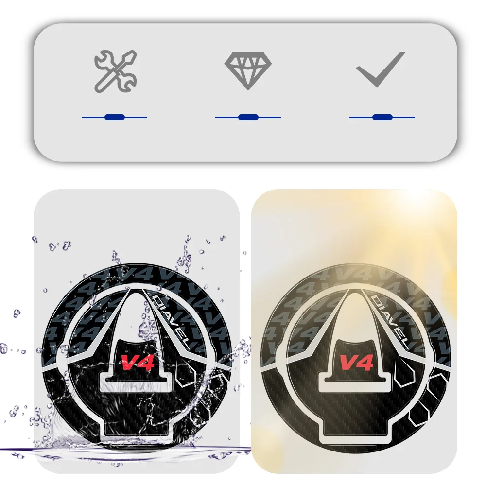 Защитная крышка для мотоцикла веридель v4 2023 3D гель эпоксидная смола Набор