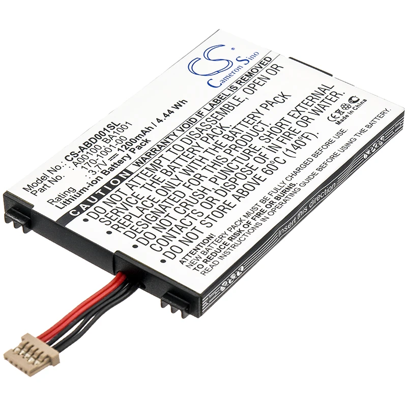 

CS 1200mAh battery for Amazon Kindle, Kindle D00111 170-1001-00, A00100, BA1001