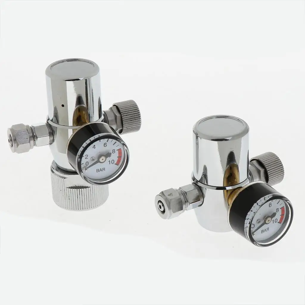 Редуктор давления O2 для аквариума Декомпрессионный клапан CO2 посадки