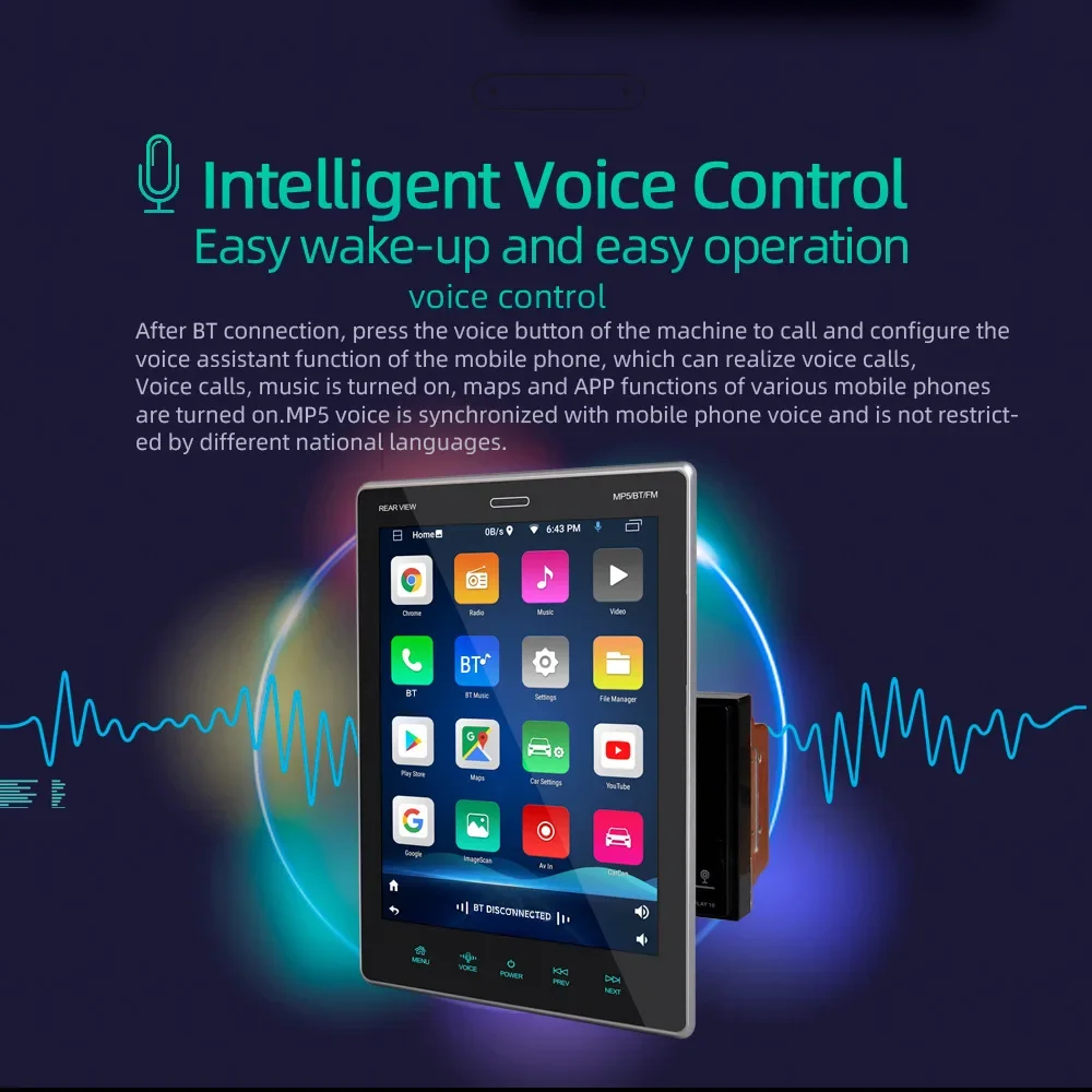 Автомобильный мультимедийный DVD-плеер универсальный 2 Din android 11 автомобильный