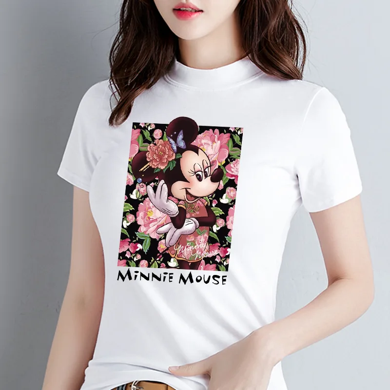 

Новинка от Диснея, теплопередача с изображением Микки Мауса, одежда с мультяшным рисунком, экологичные теплопередающие наклейки