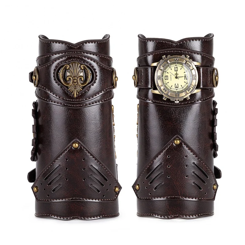 

European and American Punk New Wristband Live Clothing with Retro Gear Leather Armband Bracelet Accessory