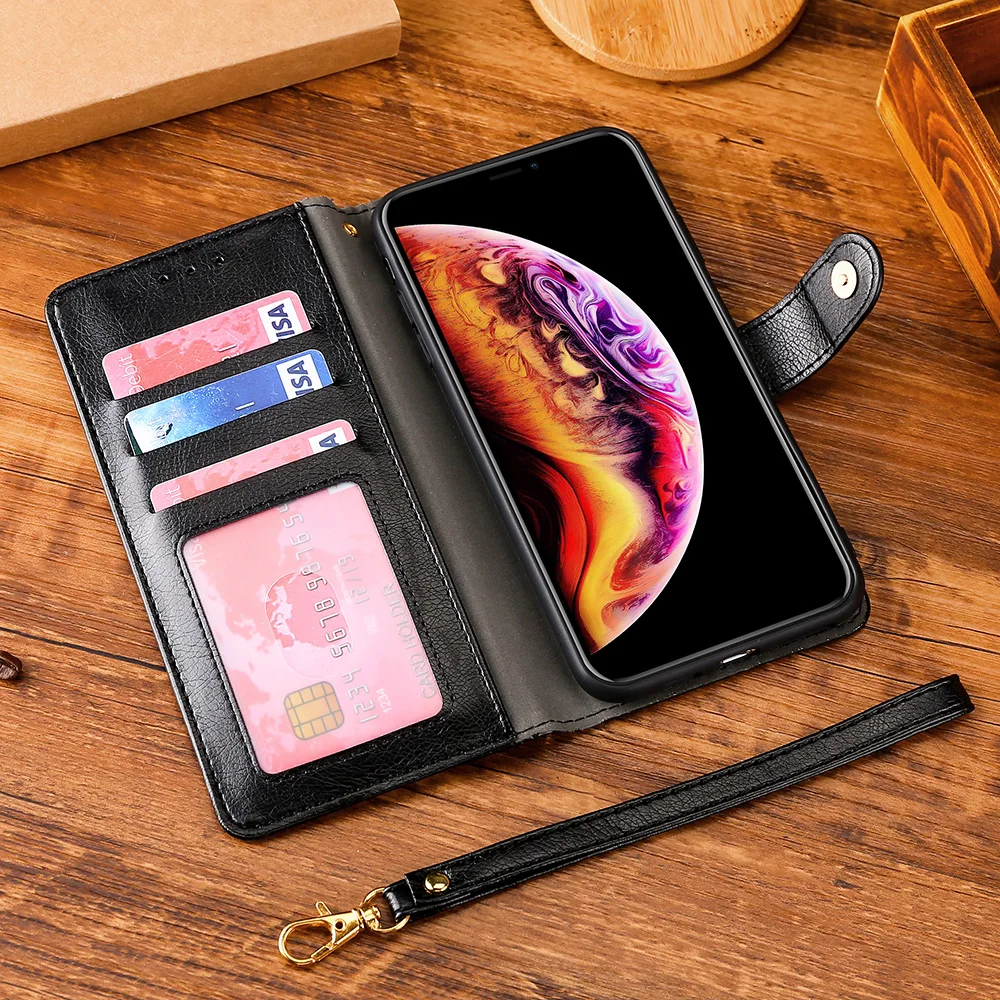 zipper leather case for infinix hot 11 10 9 8 lite smart hd 2021 6 5 4 cases flip cover mobile phone bag fundas free global shipping